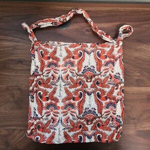 Free People Boho Floral Crossbody Market Bag